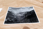 Yosemite California 11X14" Black & white Picture Photo Valley in Winter