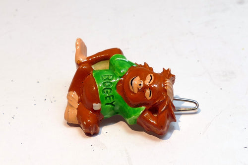 "Bogey" MONKEY GIRL PIn Hair Clip Accessory vintage 1981