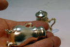 Cast iron Salt & Pepper Shaker Souvenir Of Denver Colorado Rider & Bronco  USA