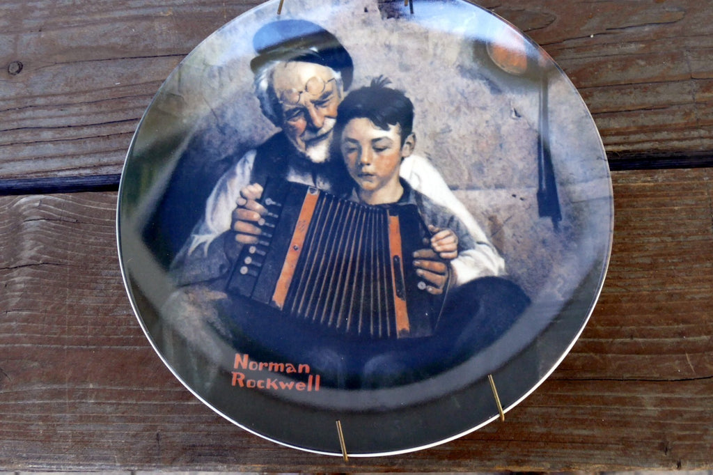 NORMAN ROCKWELL "The Music Makers" Plate 1981 84-R70-3.5 Limited Edition