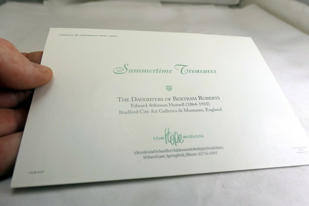 Daughters of Bertram Roberts Picture Postcard England 1970's