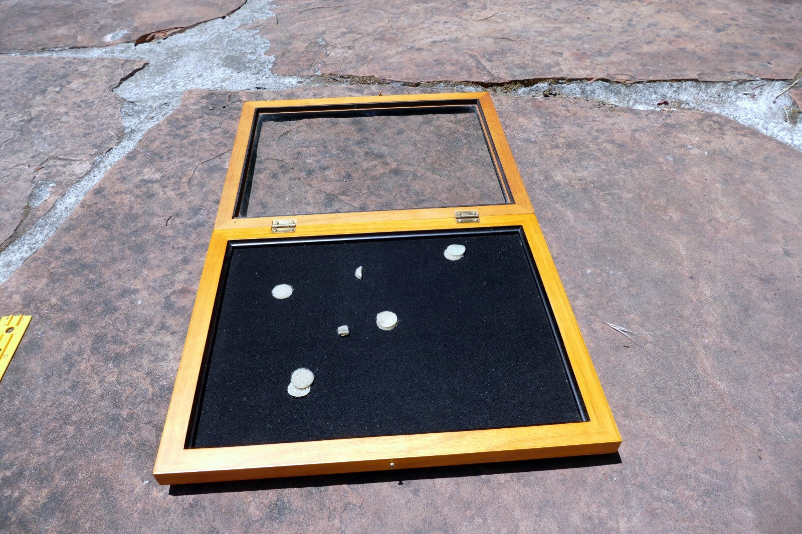 Wooden Box  Picture Photo Frame Display case 11X15" for pictures or jewelry