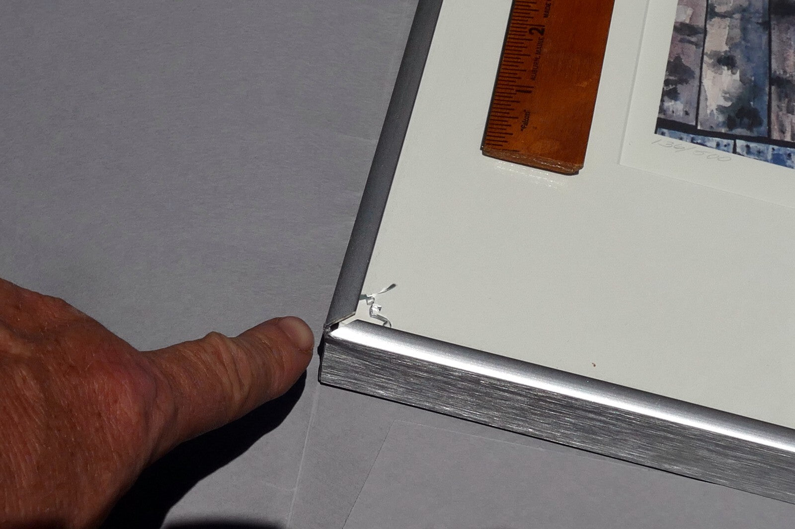 C. Gerrish Art Print 14X20"  Framed  w/ glass boats port harbor limited edition