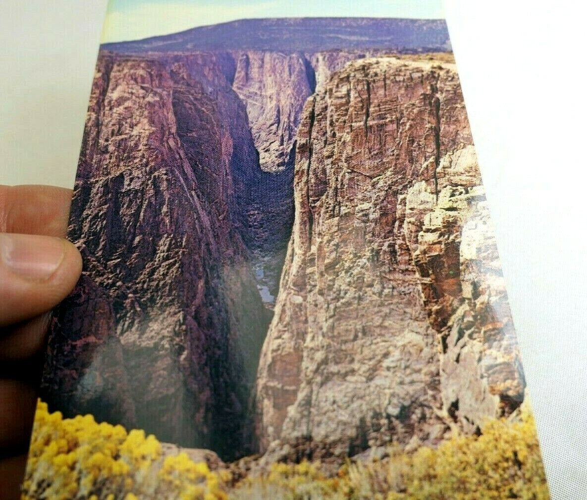 Black canyon gunnison national monument postcards colorado 1970's vintage usa