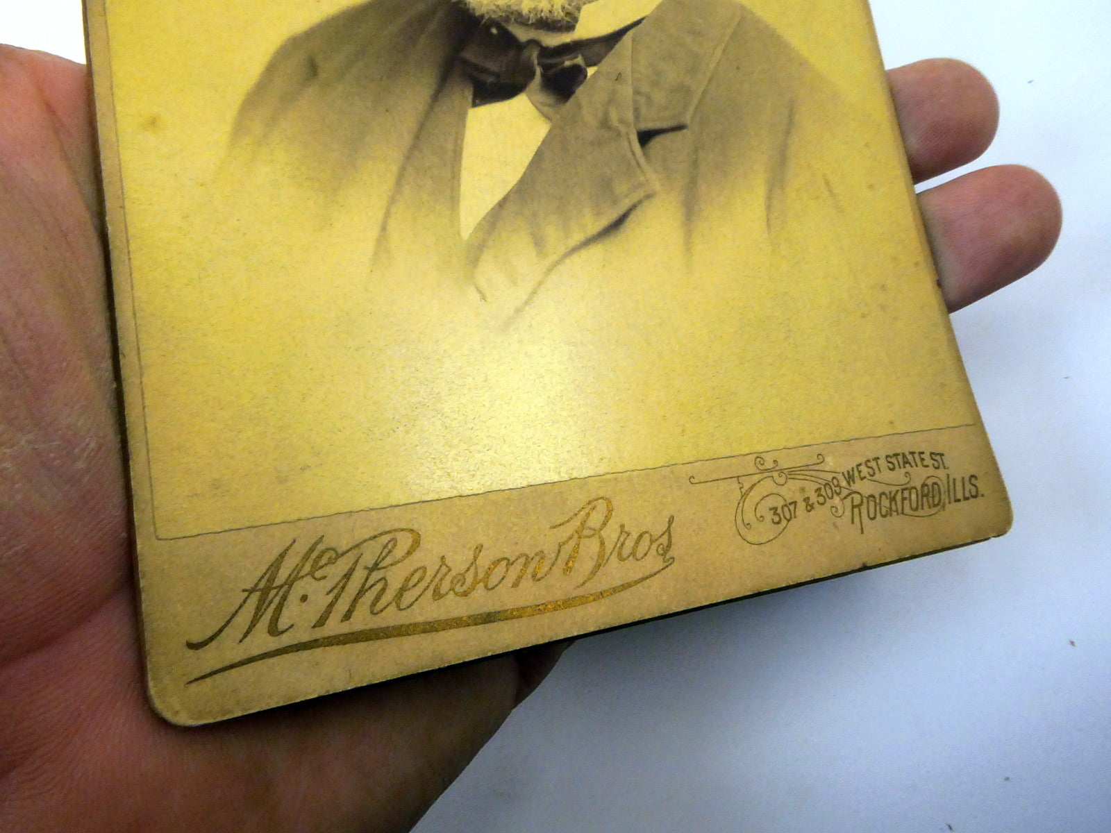 Picture Grandfather Weidman VINTAGE ANTIQUE Photograph 4X6" Picture 1880 Rockfor