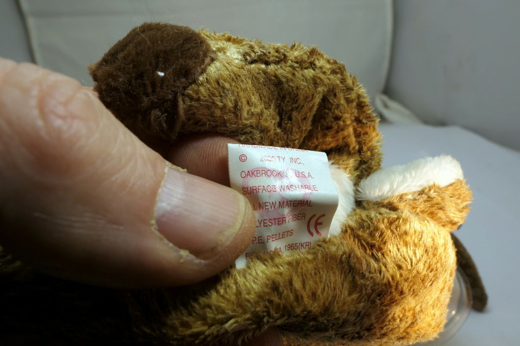 TY Beanie Baby Roxie ( 2000 Collection ) Reindeer RED nose deer Christmas