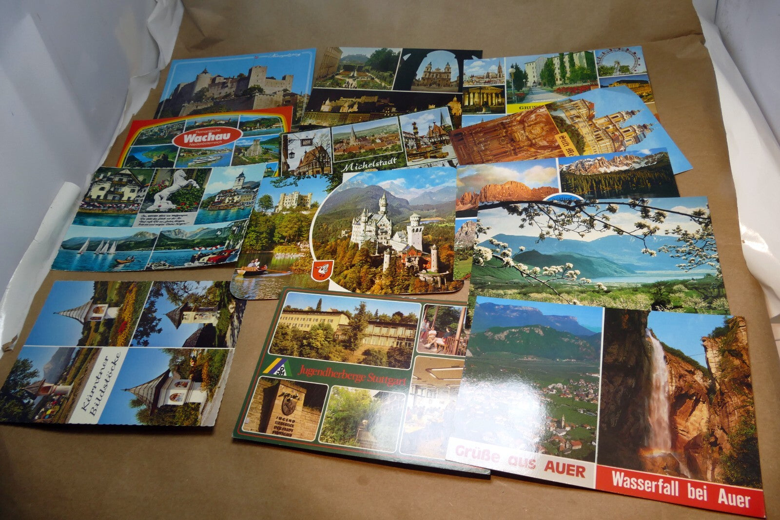 Germany Unposted Postcard Lot pack of 13 Landscapes Towns Castles 1980's