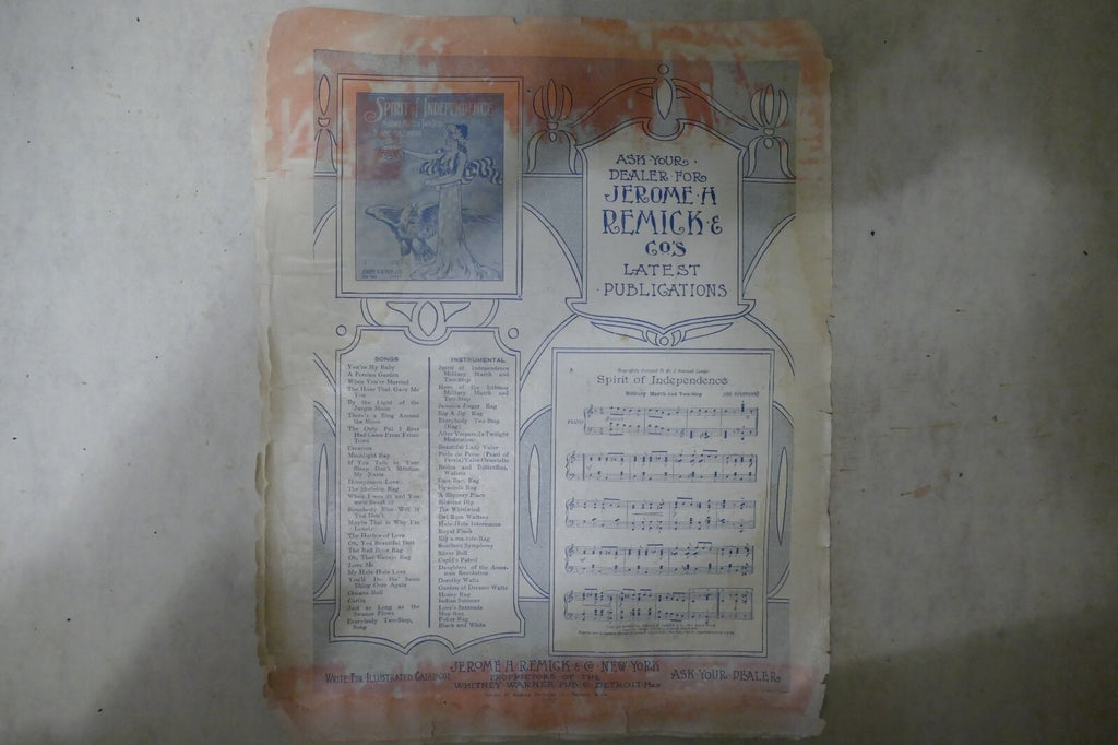 Rig-A-Jig Rag, 1912, by Nat D. Ayer, Jerome H. Remick & Co.