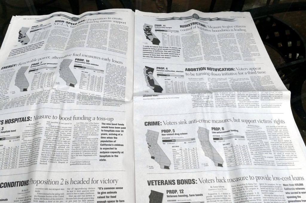 2008 San Francisco Chronicle OBAMA "Change has come to America"