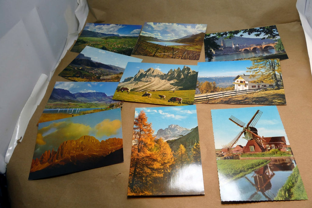 Salzburg austria unposted postcard lot pack of 10 landscapes towns 1970's