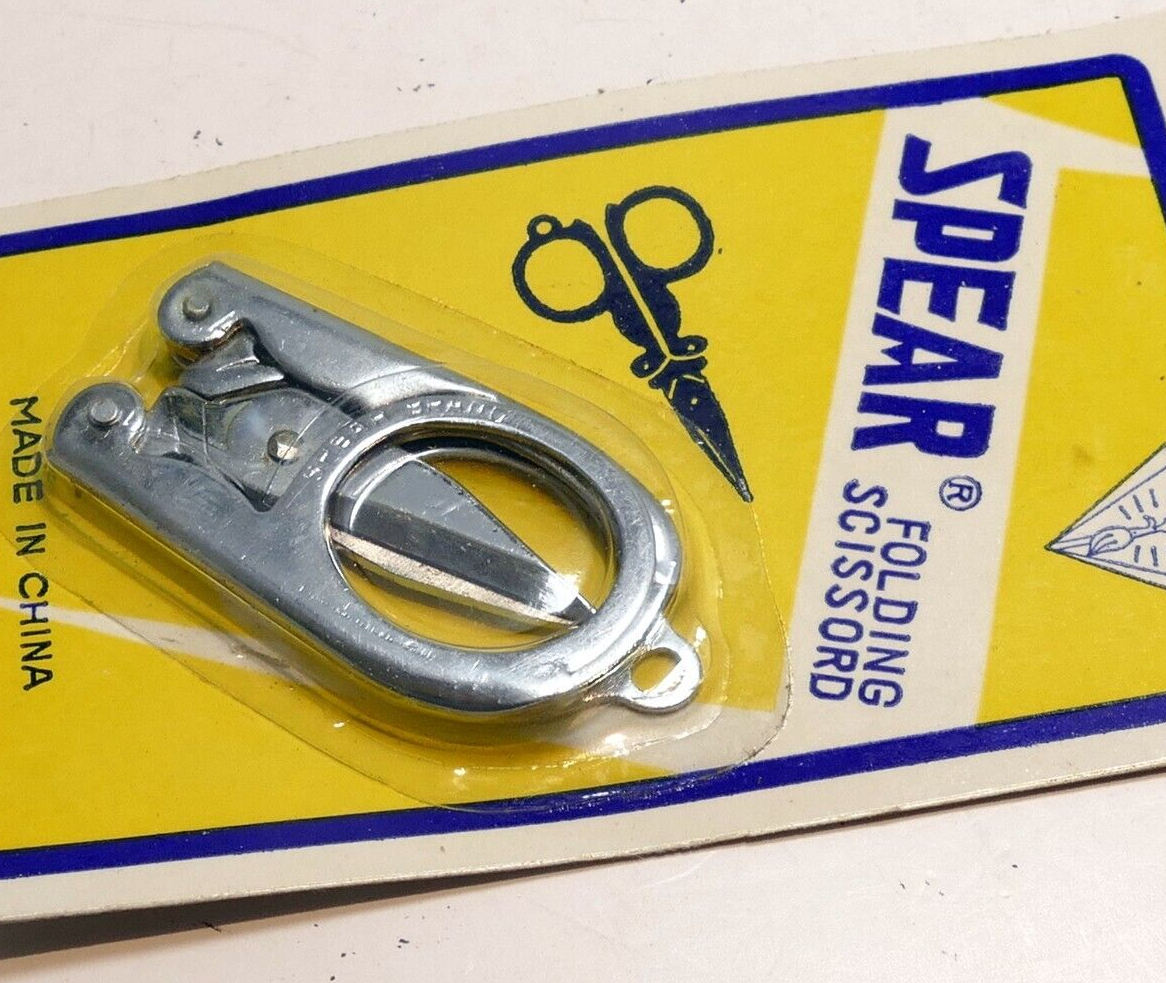 3.5" folding pocket scissors metal sharp durable portable travel   new