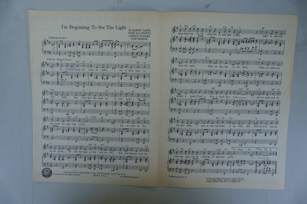 I'm Beginning To See The Light 1944 by Harry James, Duke Ellington and others