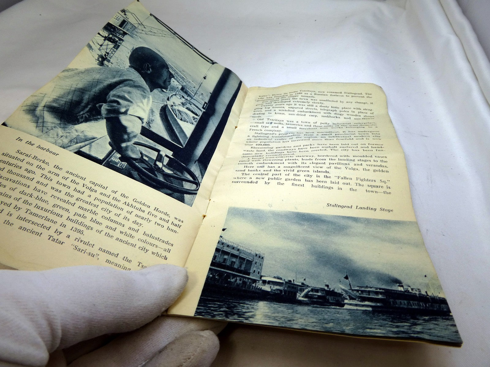 Visit The USSR STALINGRAD INTURIST Hotel Brochure Booklet 1950-60's