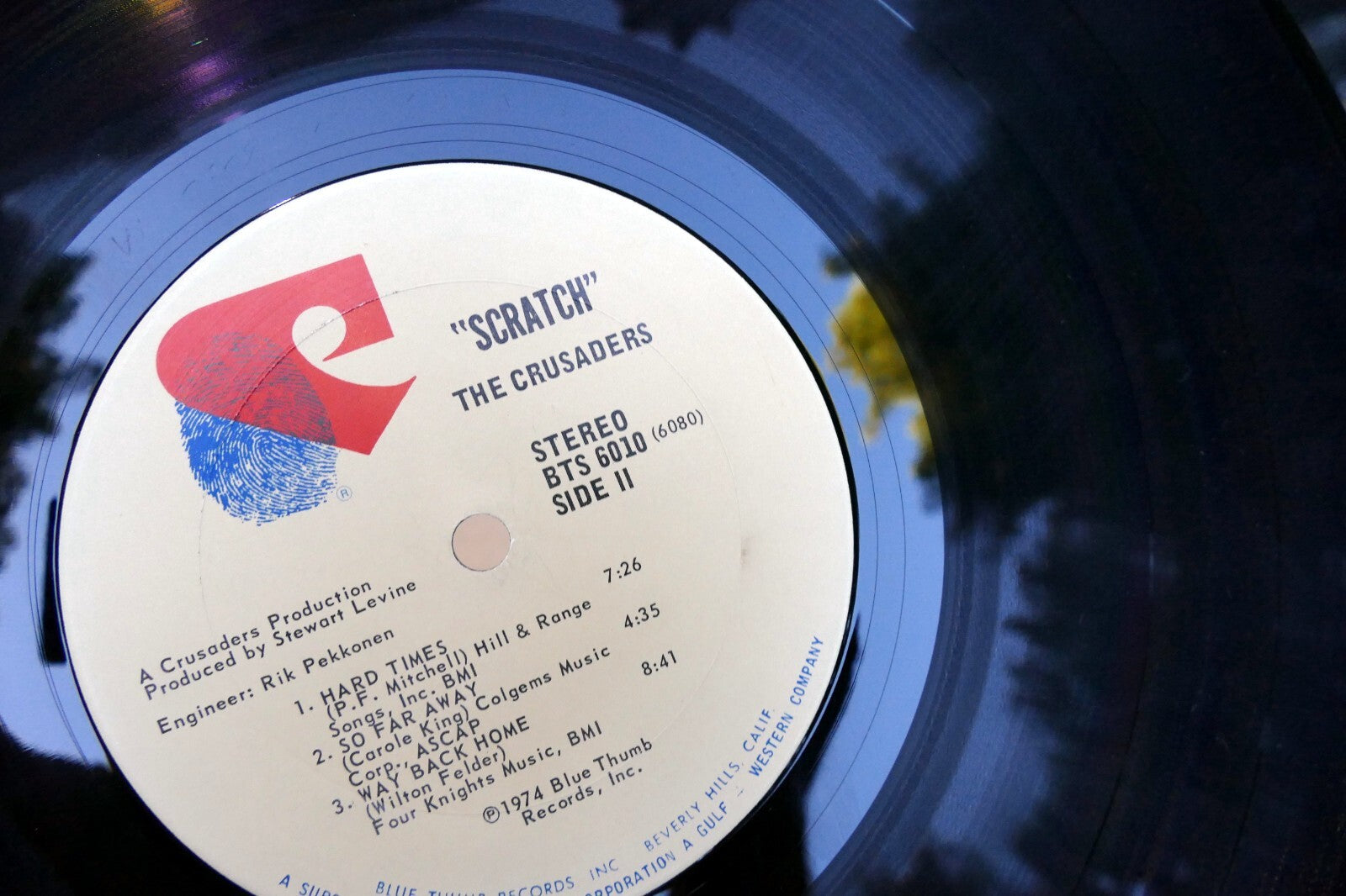 The Crusaders – Scratch Vinyl, LP 1974 original Blue Thumb – BTS 6010