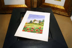 Pack of 3 Italy Tuscany style prints Framed signed Dianne lot of three