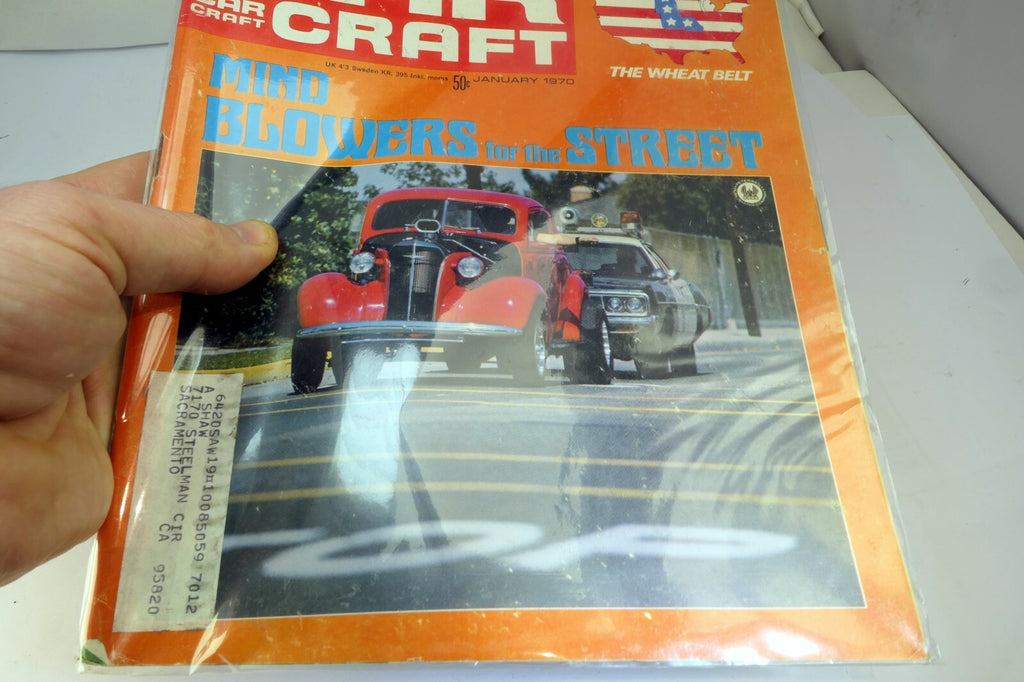 Car Craft Magazine January 1970 Ford's Aluminum 494 Drag Racing USA