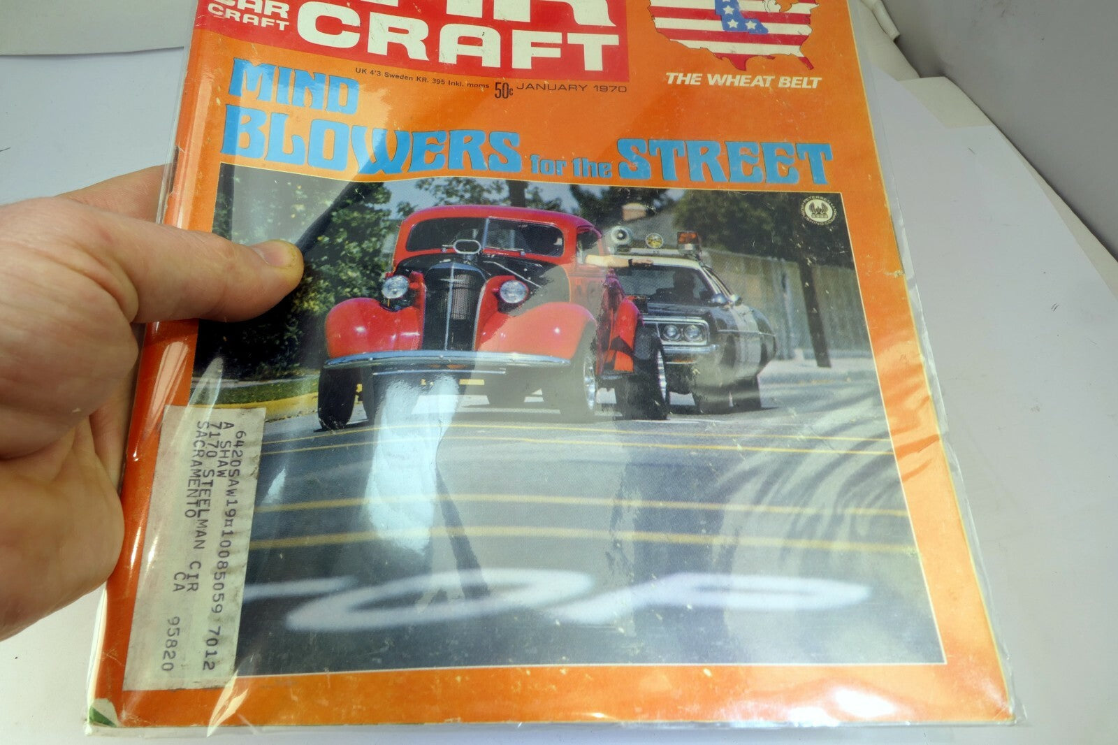 Car Craft Magazine January 1970 Ford's Aluminum 494 Drag Racing USA