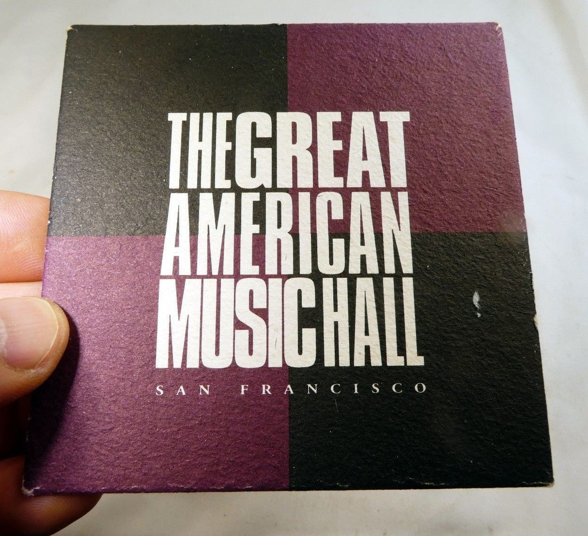 American music hall san francisco bar coaster beer lot 3