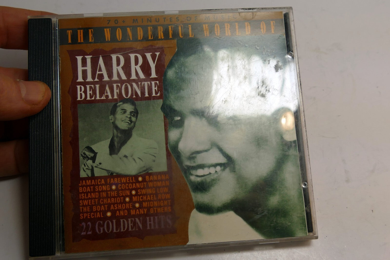 Cover art only Wonderful World Harry Belafonte 22 Golder Hits  (NO CD included)