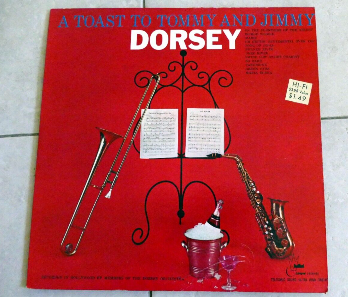 The dorsey orchestra   a toast to tommy and jimmy dorsey, vinyl lp