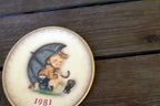 1981 M. J. Hummel Annual Christmas Plate  11th annual plate