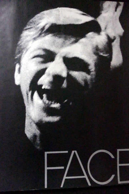 "faces" black and white photo poster 1970's san francisco usa excited 22x28"