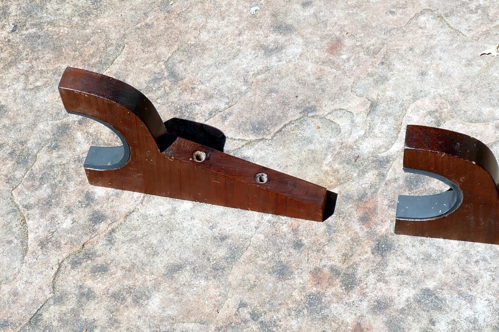 2 Rifle Gun Rack Wall Mount Wooden Shotgun Holder Gun Display Hanger Hand made