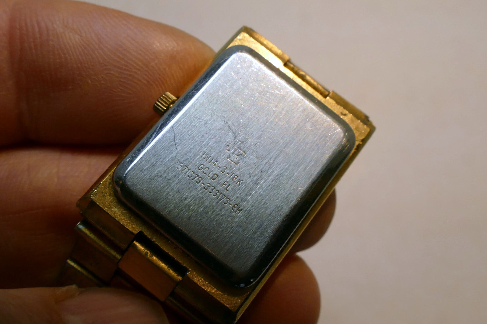 Gerrard Phillipe Diamond Quartz 18K plated Gold Tone Watch