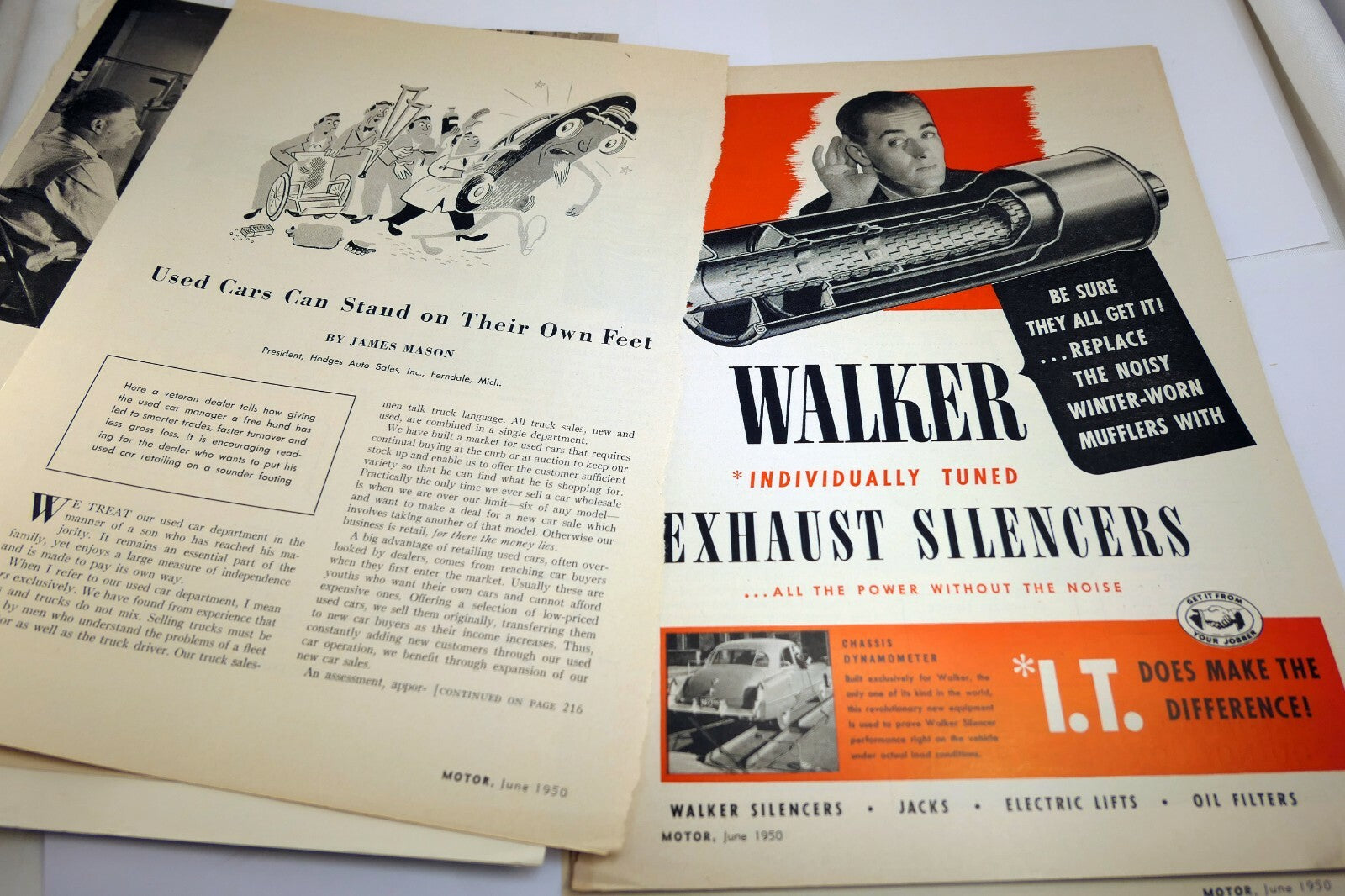 1950 Ford Field Magazine  clippings advertisement AD Automatic Transmission