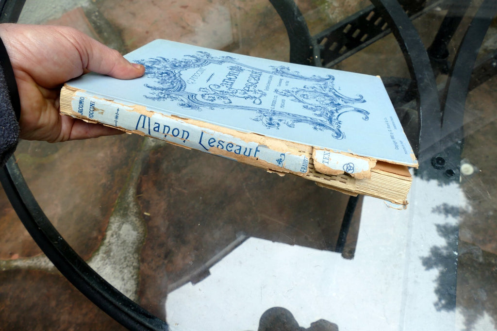 Manon Lescaut musik Puccini sheet music 1893 Italy Turin Ricordi German Leipzip