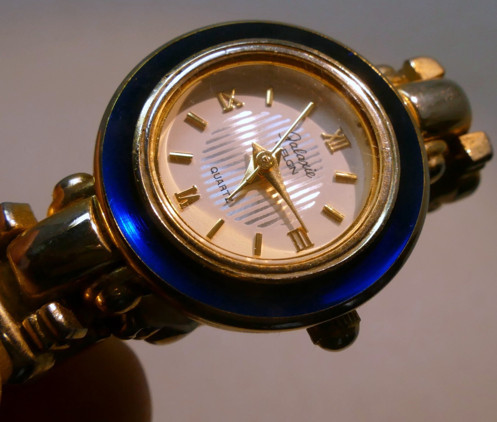 Galaxie by Elgin Cocktail Fashion Gold Tone Dress Quartz Ladies W1124