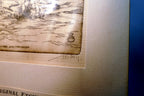 Union Square San Francisco Signed Etching 1900's USA Limited edition