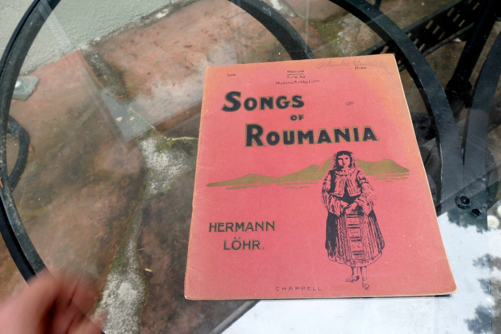 Songs of Romania - Hermann Lohr  1911 Chappell & Co. Ltd. Piano music Sheet Medi