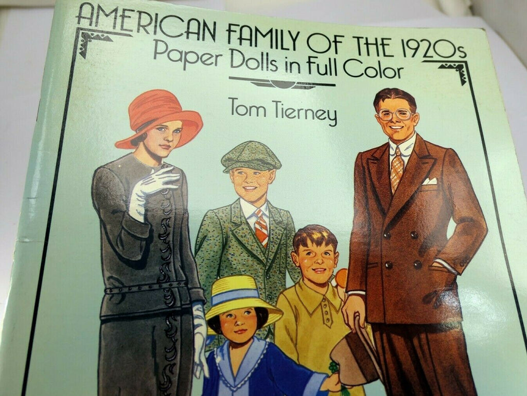American family of the 1920s paper dolls in full color by tom tierney (1989, pap