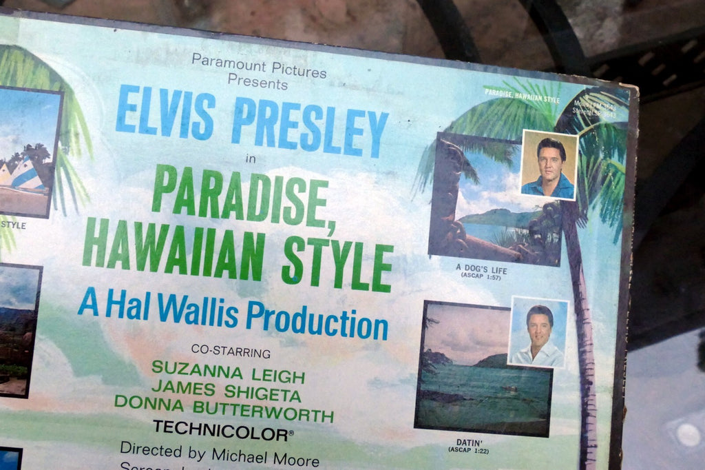 1966 Elvis Presley Paradise Hawaiian Style  LPM-3643 - ALBUM ART COVER ONLY