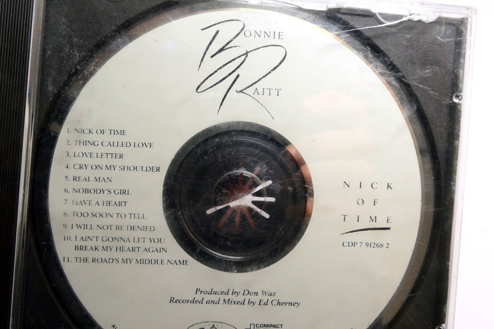 Nick of time   audio cd by bonnie raitt   cdp 7 91268 21989 capitol records