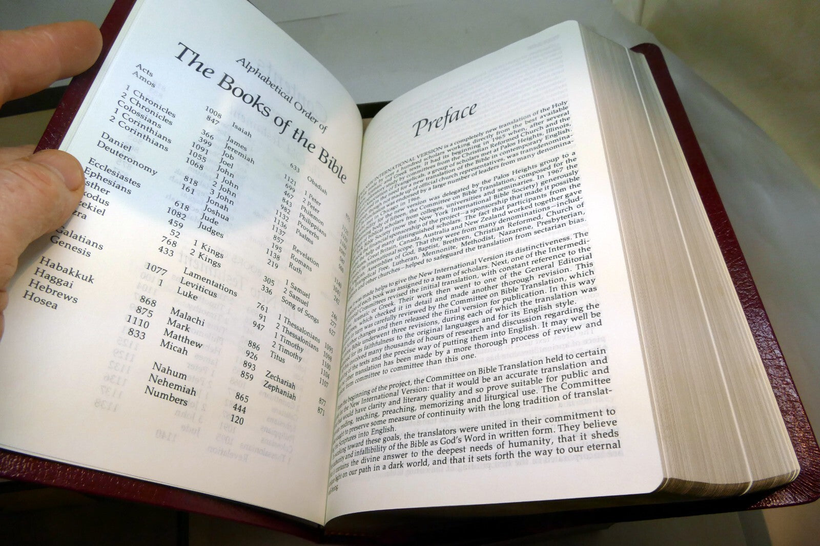 Holy Bible New International Version With Red Letter 1983 ninth print