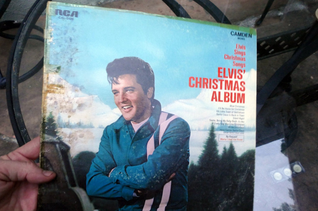 1970 Elvis Presley Elvis' Christmas Album RCA CAL-2428 - ALBUM ART COVER ONLY