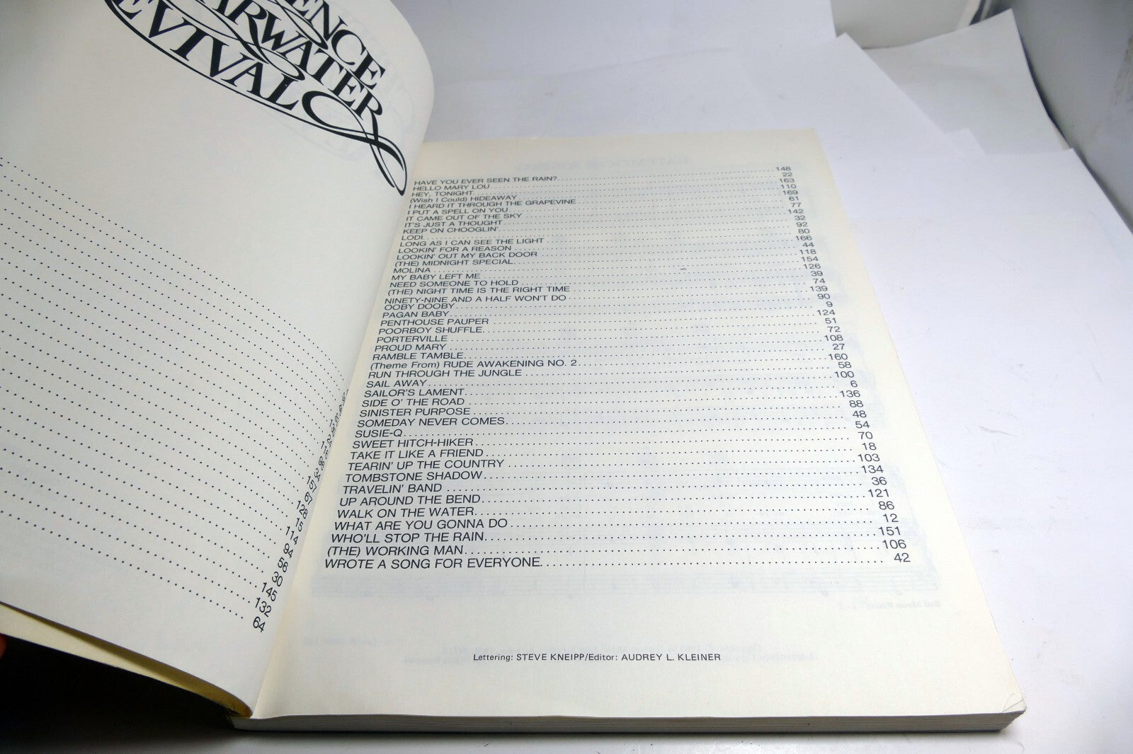 Creedence Clearwater Revival COMPLETE SONGBOOK Piano Vocal Guitar Chords 1990