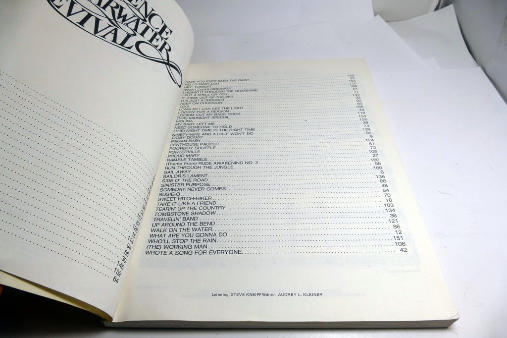 Creedence Clearwater Revival COMPLETE SONGBOOK Piano Vocal Guitar Chords 1990
