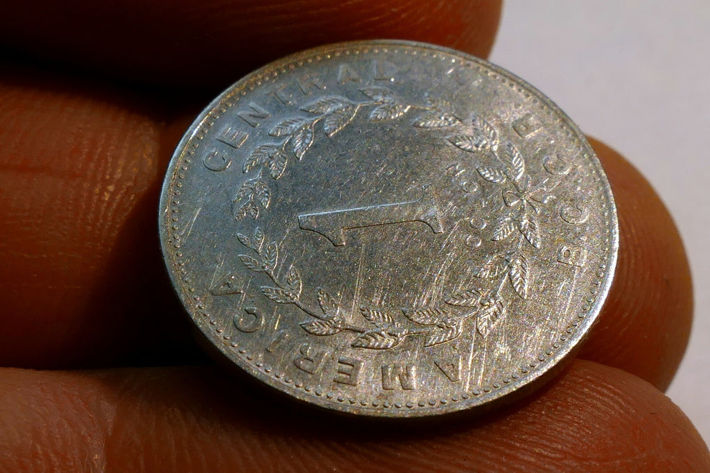 America Central Coin Republica De Costa Rica 1989 1 Colon