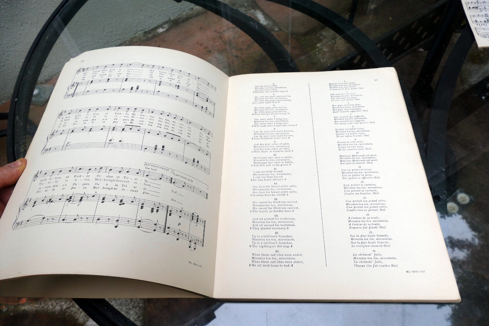 Sixty France Folk-Songs sheet music edited J. Tiersot  1915 Boston USA