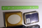 Pack of 4 Metal & Wood Picture Portrait Frame 3.5X5" Art Photo lot with glass
