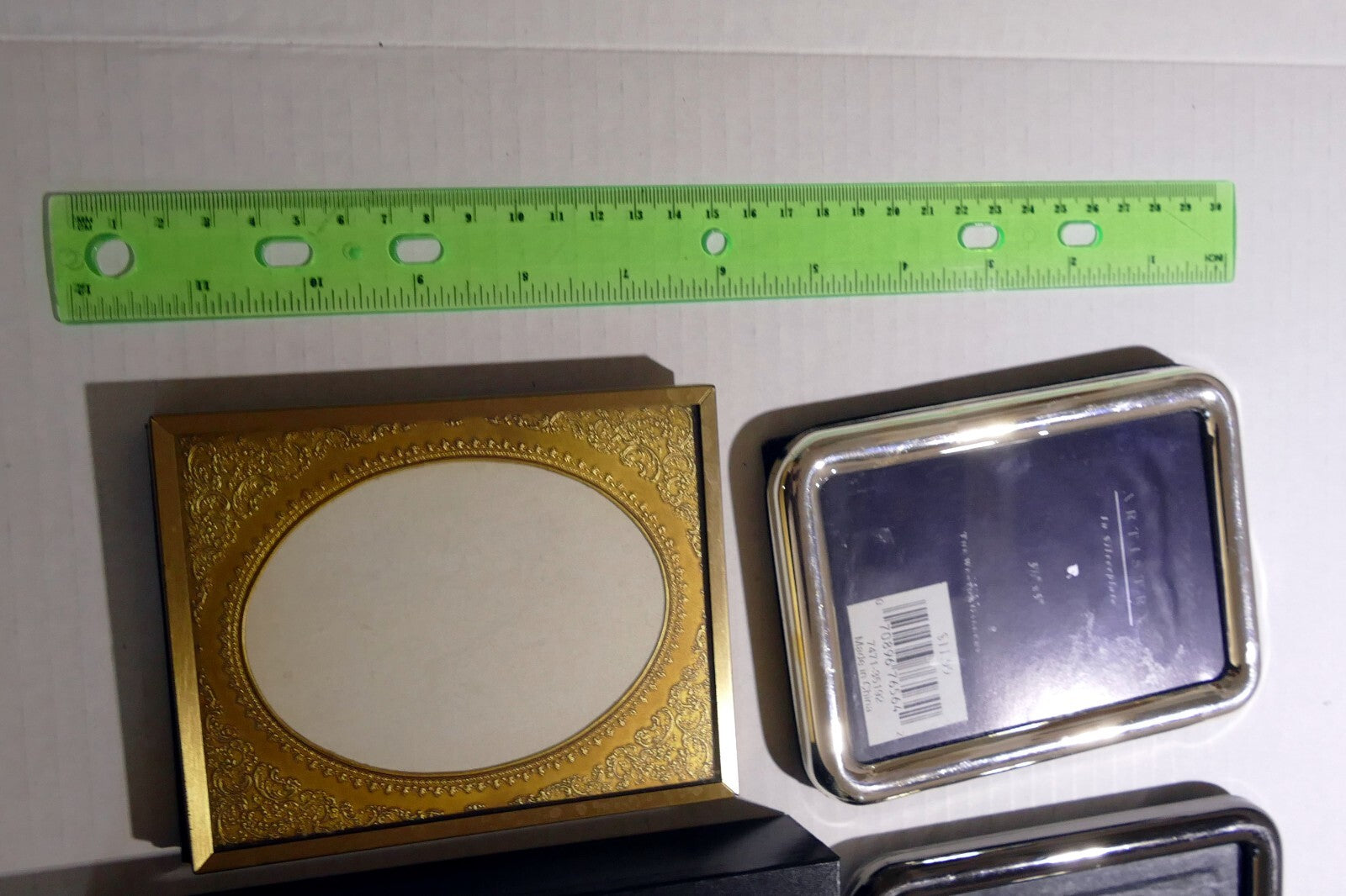 Pack of 4 Metal & Wood Picture Portrait Frame 3.5X5" Art Photo lot with glass