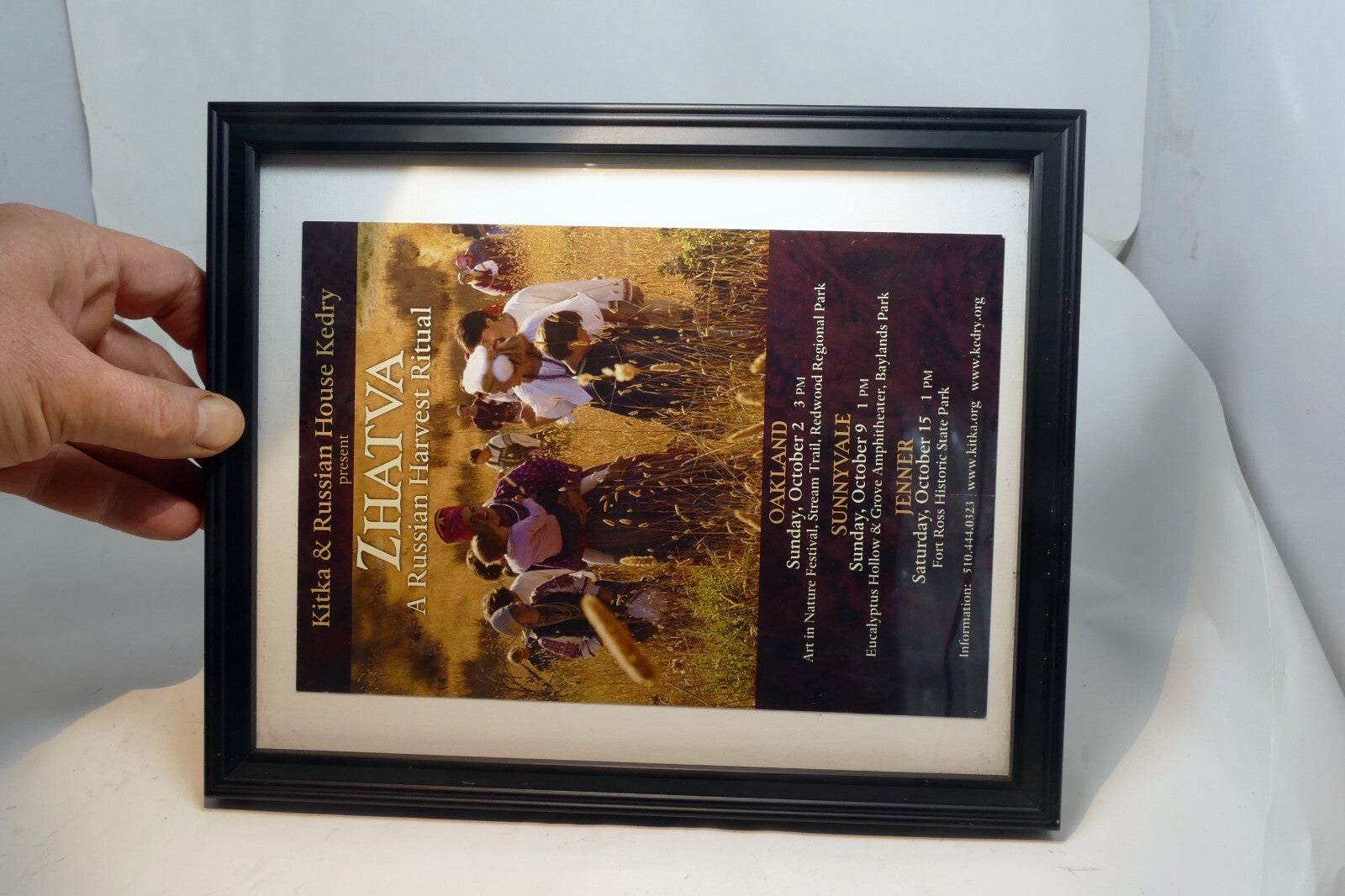 8X10" Picture Photo Frame Kitka Zhatva Russian Harvest Ritual event dates