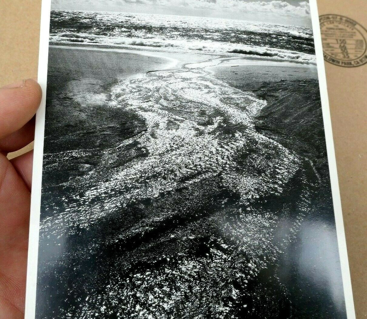 Stream sea clouds rodeo lagoon photograph ansel adams 1962 a 027 95 greeting card