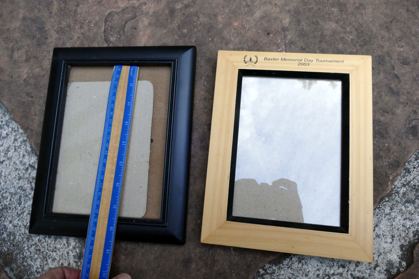 Pack of 2 Four Solid Wood Picture Portrait Frame 5X7" 6X8" Art Photo lot