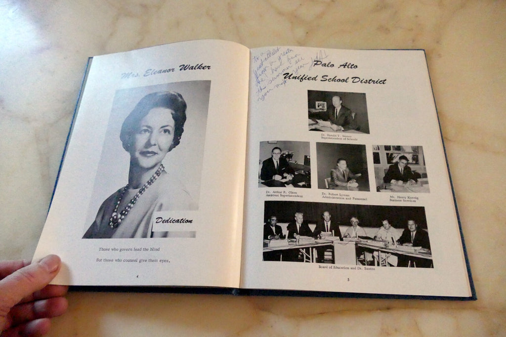 1963 TERMAN JUNIOR HIGH SCHOOL YEARBOOK ANNUAL JOURNAL PALO ALTO  TIGER TRACKS