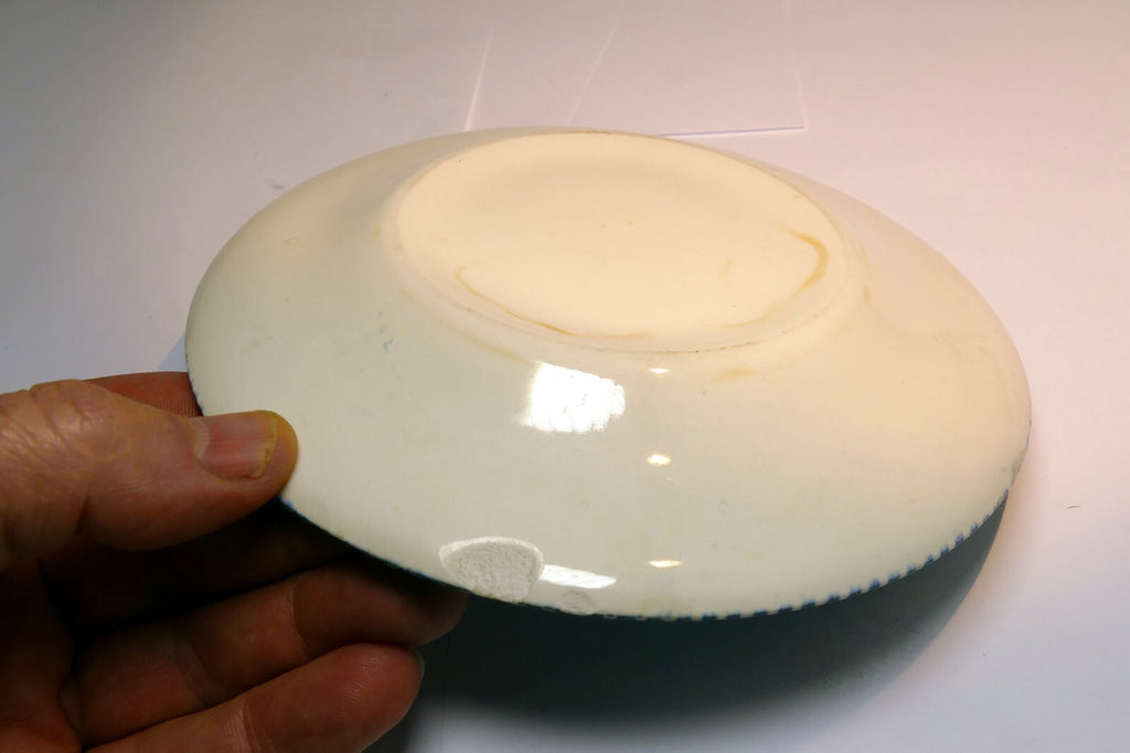 Vintage Currier and Ives Blue by Royal China Harvest Bread Butter Plate 6" one