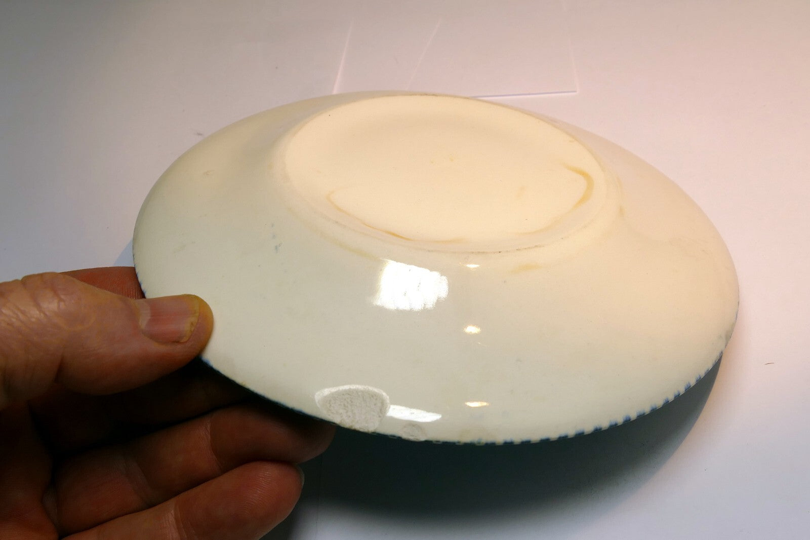 Vintage Currier and Ives Blue by Royal China Harvest Bread Butter Plate 6" one